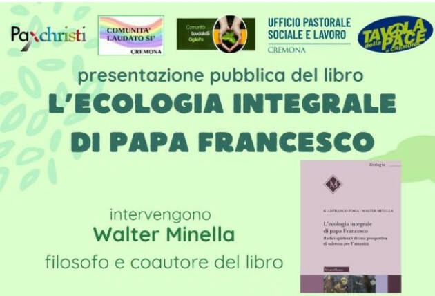 Presentazione libro L'Ecologia Integrale di Papa Francesco