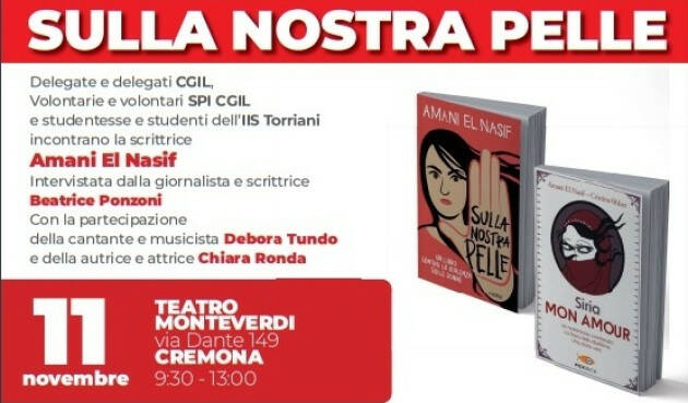 CGIL Cremona Sulla nostra pelle: la testimonianza di Amani El Nasif contro la violenza di genere