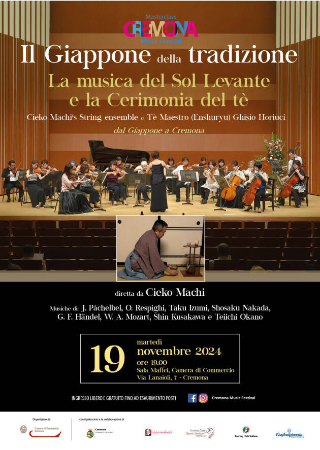 (CR) Concerto Sala Maffei - 19 novembre - Il Giappone della Tradizione