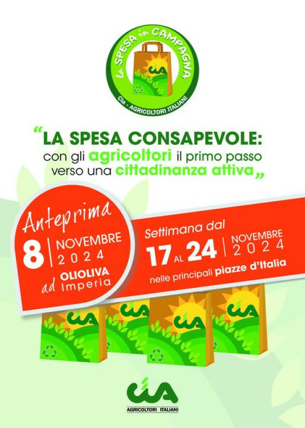 Agricoltura Al via le “Giornate” della spesa consapevole. Novembre Cia con la vendita diretta