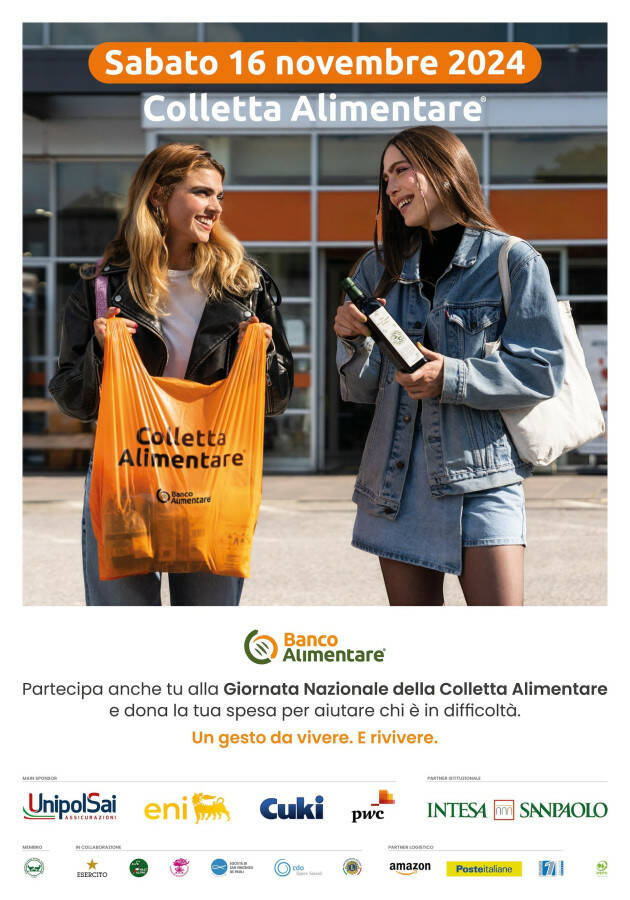 GIORNATA NAZIONALE DELLA COLLETTA ALIMENTARE 16 novembre 2024