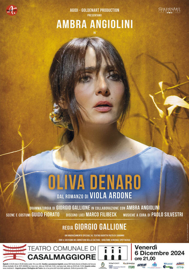 Teatro di Casalmaggiore OLIVA DENARO dal romanzo di VIOLA ARDONE