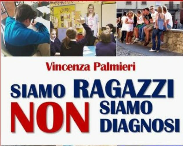 Il libro di Vincenza Palmieri «Siamo Ragazzi, non siamo diagnosi» (Armando Editore) 