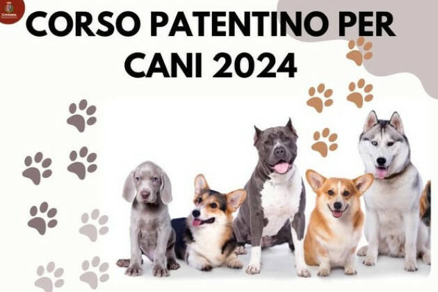 Patentino per proprietari di cani a Cremona piu' di 1000
