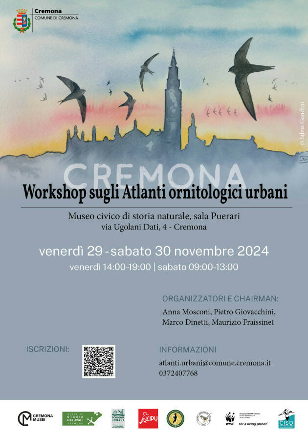 A CREMONA IL PRIMO CONVEGNO NAZIONALE SULL’AVIFAUNA DELLE CITTÀ