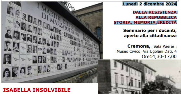 DALLA RESISTENZA ALLA REPUBBLICA STORIA, MEMORIA,EREDITÀ  Evento 2 Dicembre