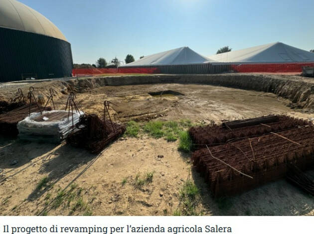 Castelvisconti (CR) Azienda agricola Salera   riconverte gli impianti biogas in biometano