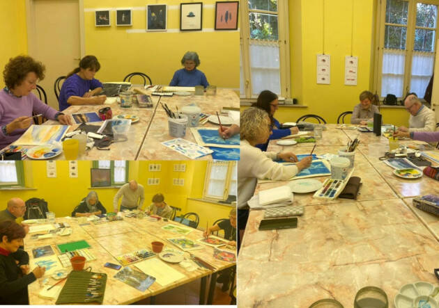 (CR) PASSIONE ACQUERELLO: GLI ALLIEVI DI FIORINI IN MOSTRA AL CENTRO PINONI