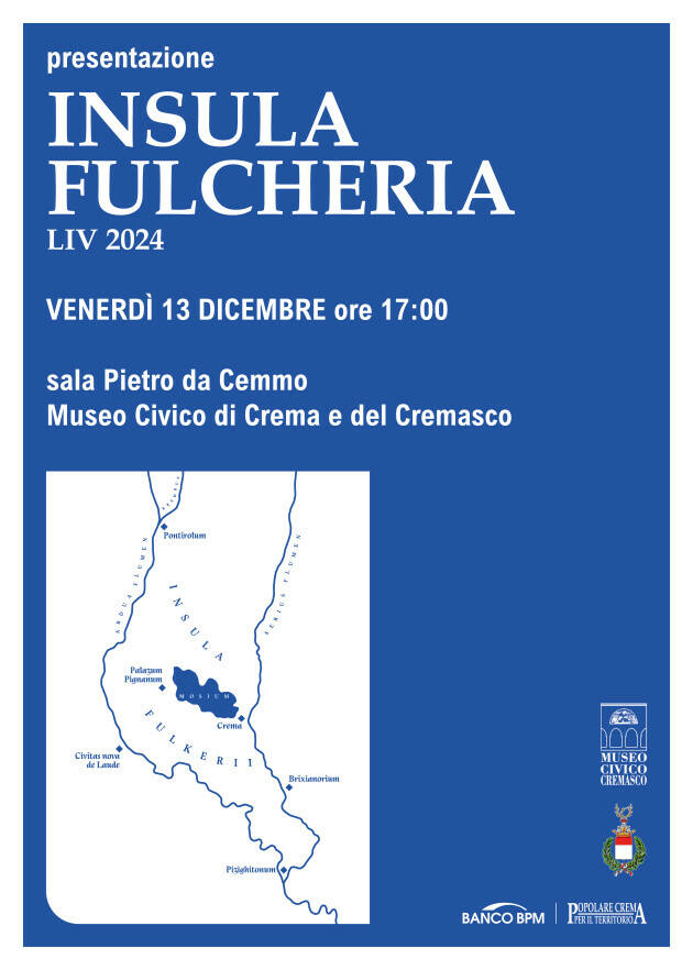Crema Presentazione della rivista: 'Insula Fulcheria', LIV, 2024