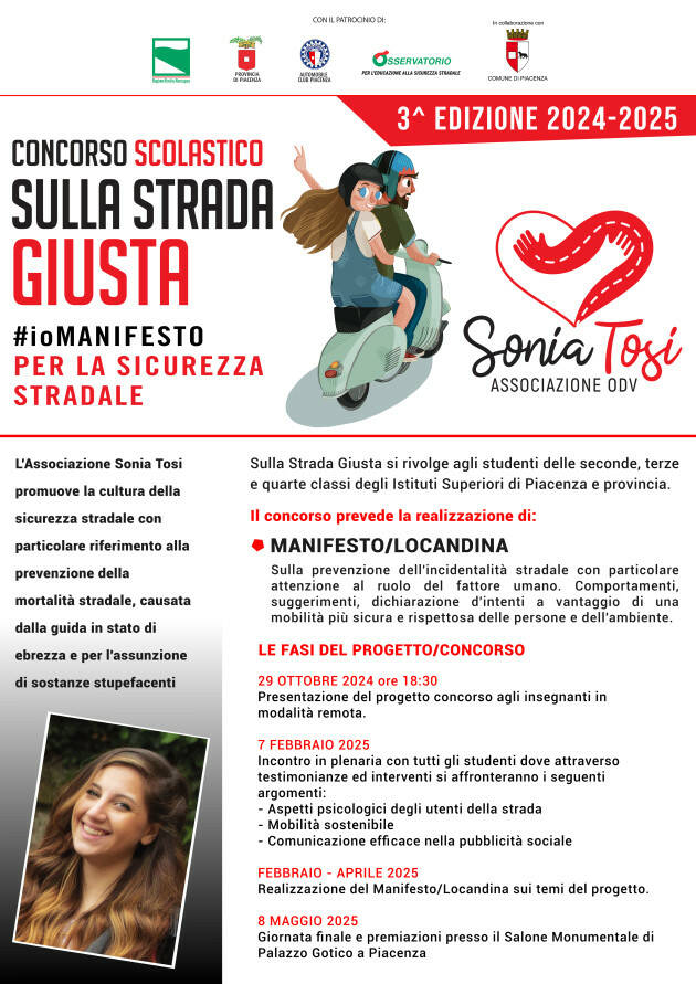 Scuola Terza edizione del progetto-concorso di ‘Sulla strada giusta’