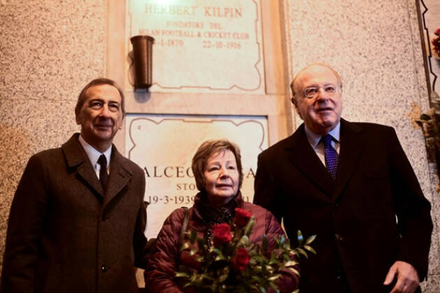 LE SPOGLIE DEL FONDATORE DI AC MILAN, HERBERT KILPIN, TRASLATE NEL FAMEDIO