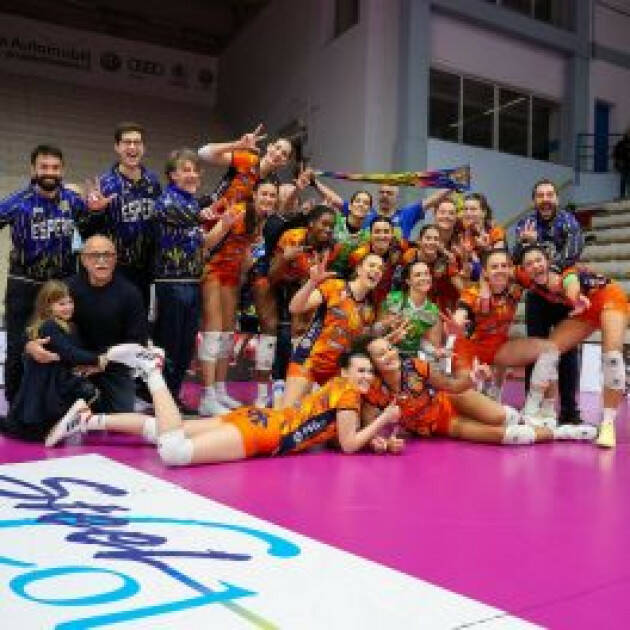 (CR) L’Esperia riprende la corsa superando l’Hermaea Olbia in tre set