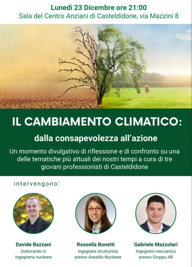 Conferenza sul Cambiamento Climatico: Un Appello per il Futuro, dal Cuore di Casteldidone