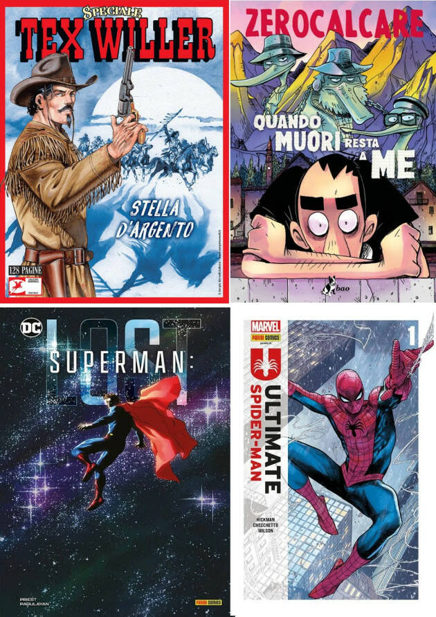 Classifica fumetti 2024. Al primo posto 'Speciale Tex Willer #8 – Stella d’argento' 