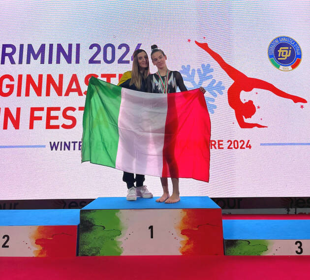 Castelleone LE GINNASTE DELLA LIBERI E FORTI A.S.D. ALLE FINALI NAZIONALI DI RIMINI