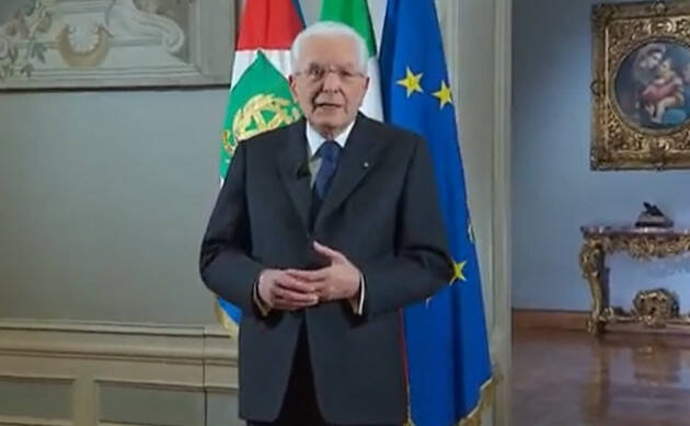 Messaggio di fine anno 2024 del Presidente della Repubblica Sergio Mattarella 