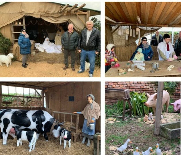 (CR) Coldiretti Presepe contadino in Cascina Piacentini a Olmeneta, le nostre radici