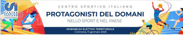  Sabato 11 gennaio 2025 Assemblea elettiva CSI Cremona