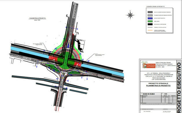(CR) RIQUALIFICAZIONE DELL’INCROCIO SULLA SP33: PROGETTO AVVIATO VERSO LA REALIZZAZIONE