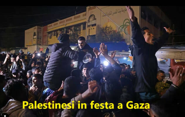 FINALMENTE TREGUA CONFERMATA, È FESTA A GAZA