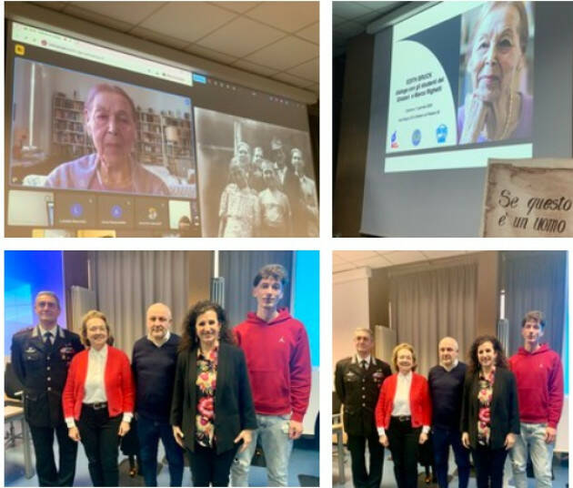 Roberto Mariani  alla commemorazione  vittime Olocausto presso l’IIS Ghisleri Cremona