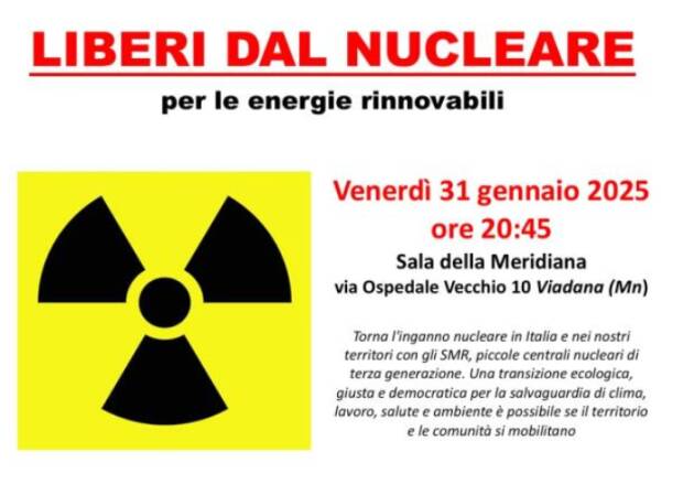 A Viadana Incontro Liberi dal Nucleare 