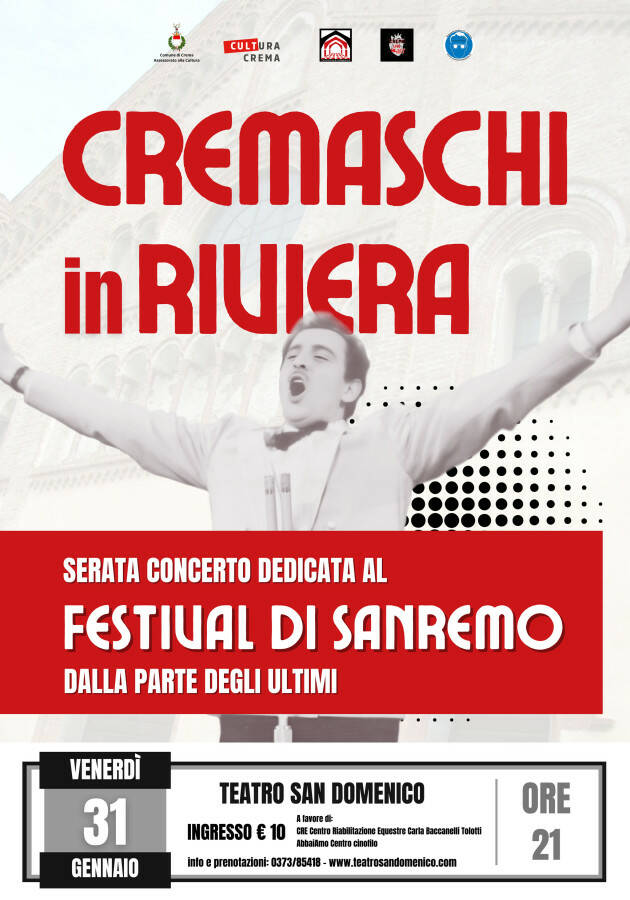 Teatro San Domenico:  ancora posti disponibili  per 'Cremaschi in Riviera'