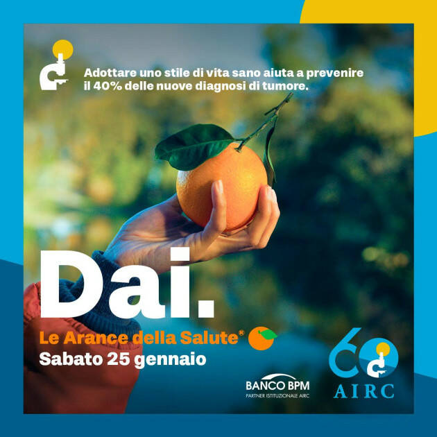 AIRC APPUNTAMENTI DI CREMONA - ARANCE DELLA SALUTE 2025