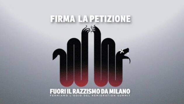 PD MILANO E METROPOLITANO: FUORI IL RAZZISMO DA MILANO Firma anche TU !!