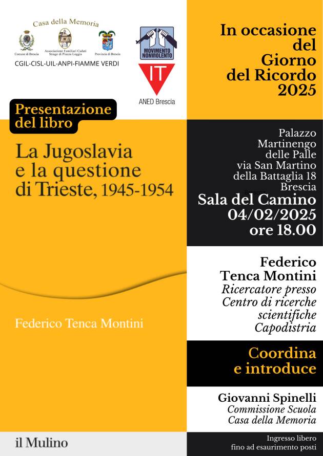 (BS) Casa della memoria PRESENTAZIONE DEL LIBRO