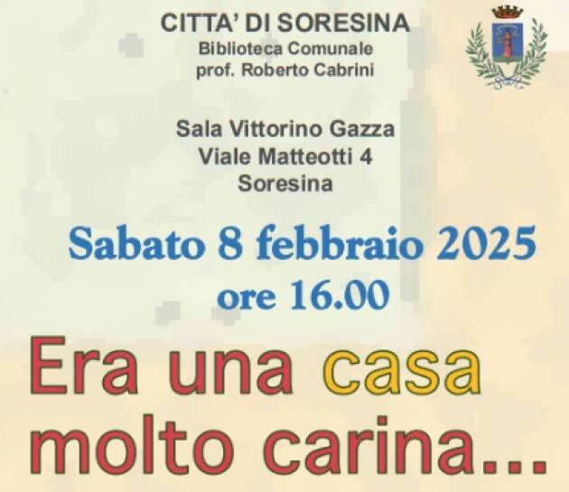 Biblioteca Soresina .. era una casa molto carina...