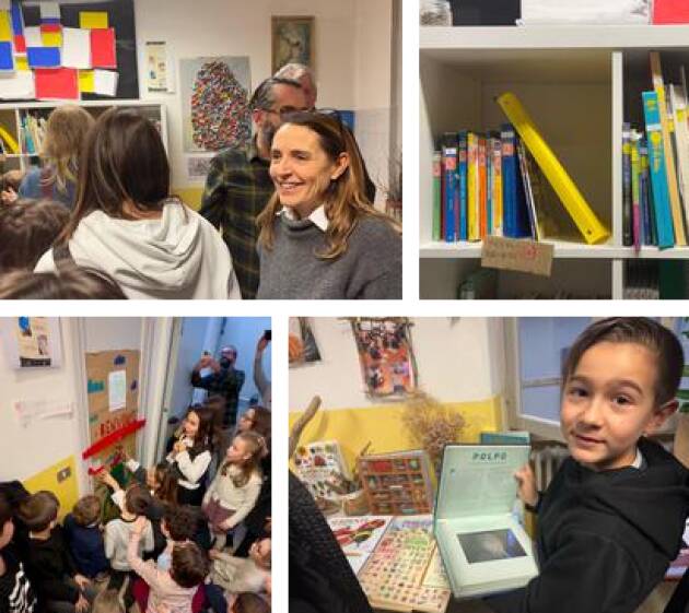 (PC)  biblioteca scolastica realizzata grazie al contributo di idee di chi la utilizza