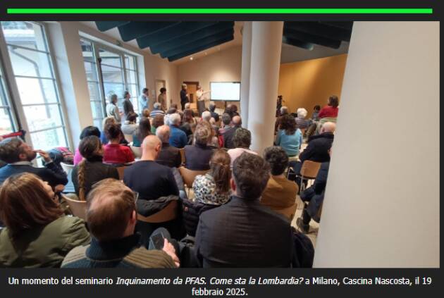 Legambiente Inquinamento da PFAS. Come sta la Lombardia?
