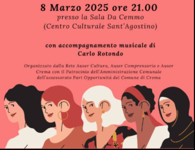  Auser provinciale Cremona  Iniziativa 8 marzo 2025 a Crema