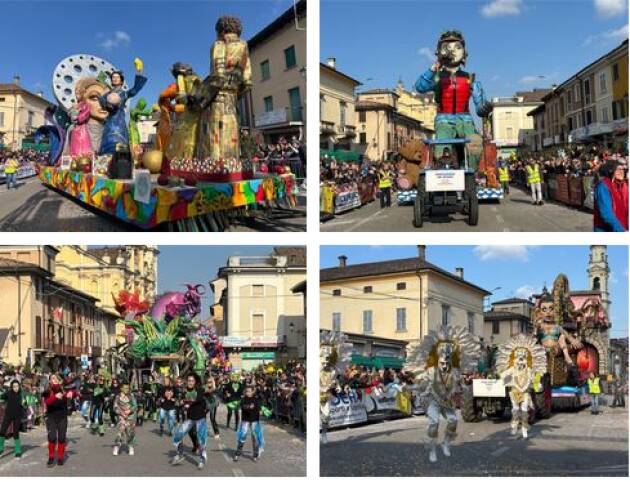 GRAN CARNEVALE CREMASCO TERZA E ULTIMA SFILATA DEI CARRI ALLEGORICI