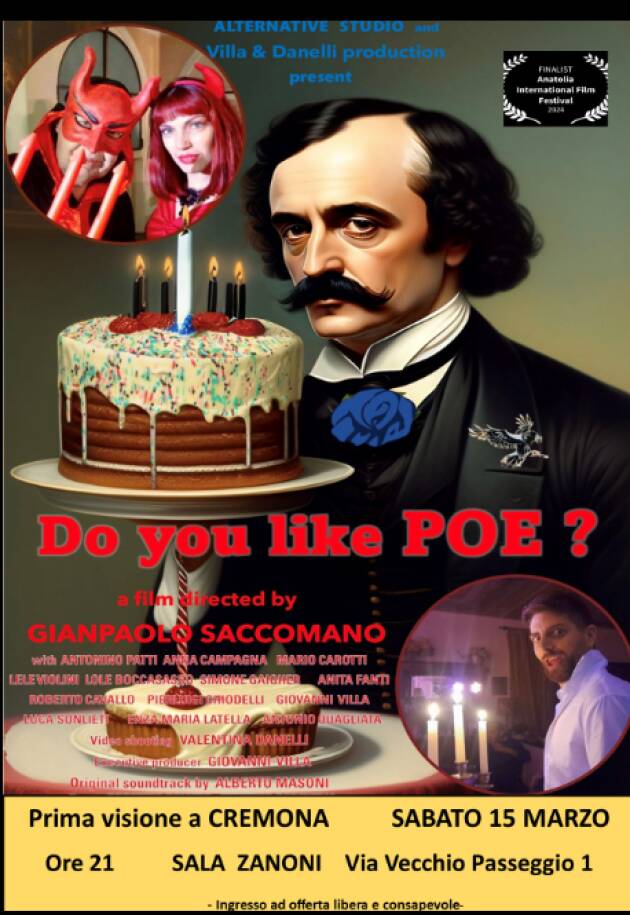 PRIMA A CREMONA DI 'DO YOU LIKE POE?' 
