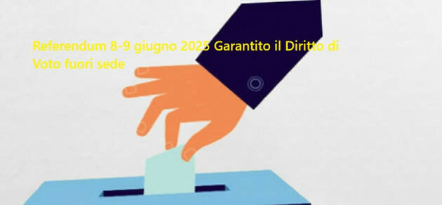 (MI) REFERENDUM. POSSIBILITÀ DI VOTO PER I FUORISEDE