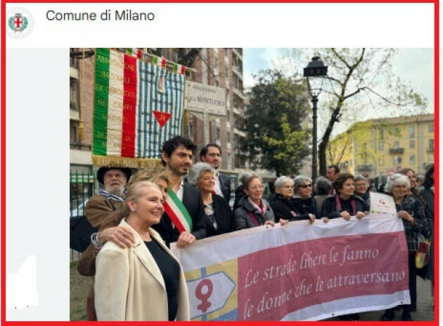 MILANO È MEMORIA. DEDICATO UN GIARDINO ALLA PARTIGIANA MARIA MONTUORO