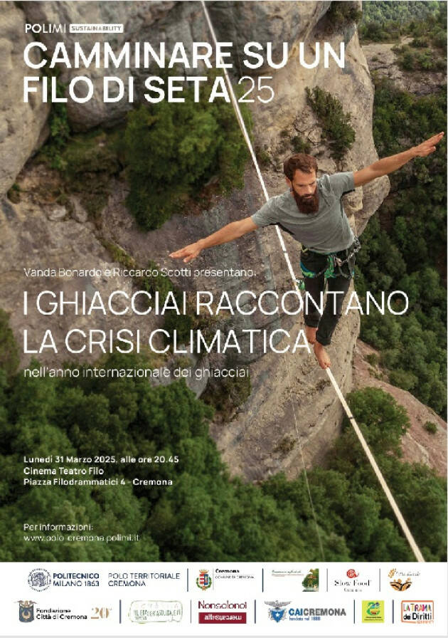 CAMMINARE SU UN FILO DI SETA I ghiacciai raccontano la crisi climatica