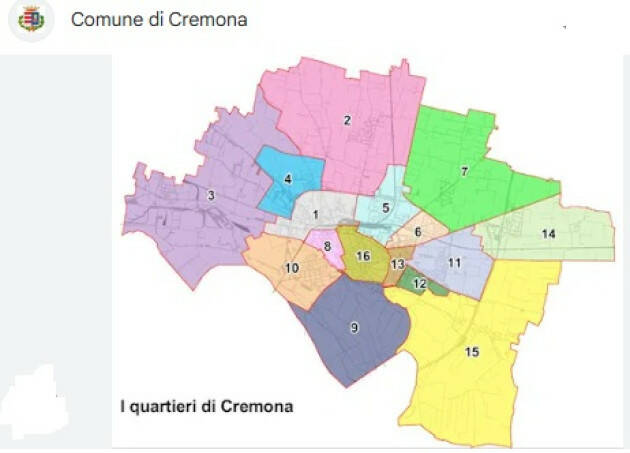 (CR) Rinnovo  sei Quartiere: entro il 7 aprile la presentazione delle candidature