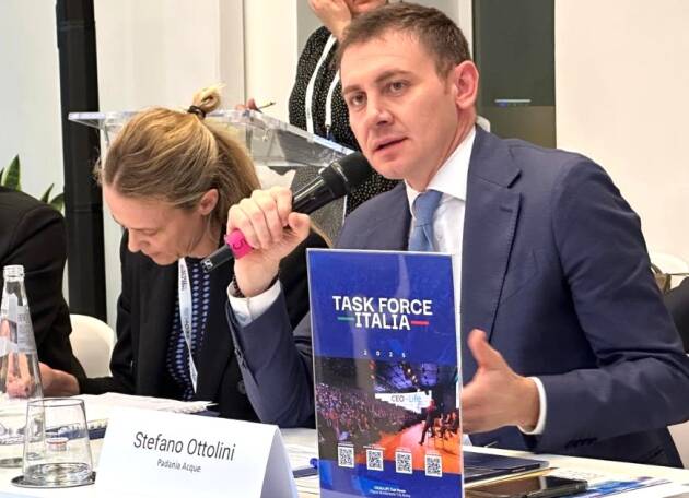 (CR) Padania Acque protagonista della Task Force Italia per le risorse idriche 