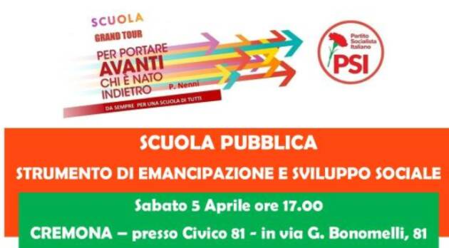 PSI 'Scuola Grand Tour' - La Scuola Pubblica, strumento di emancipazione e sviluppo sociale.