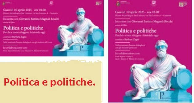 (CR) Il 10 aprile, al Museo Archeologico, nuovo incontro dedicato alla cultura classica