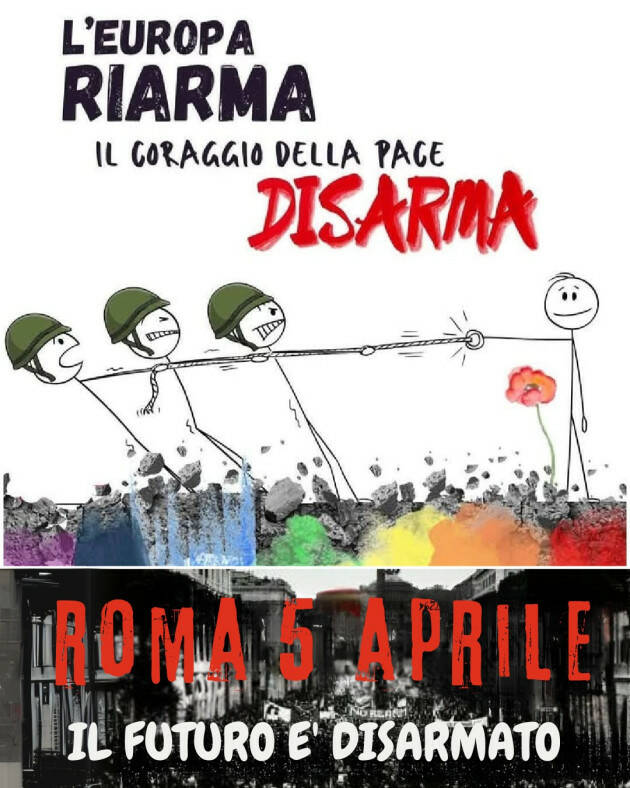  PORTEREMO IL CORAGGIO DELLA PACE NELLA PIAZZA DEL 5 APRILE A ROMA
