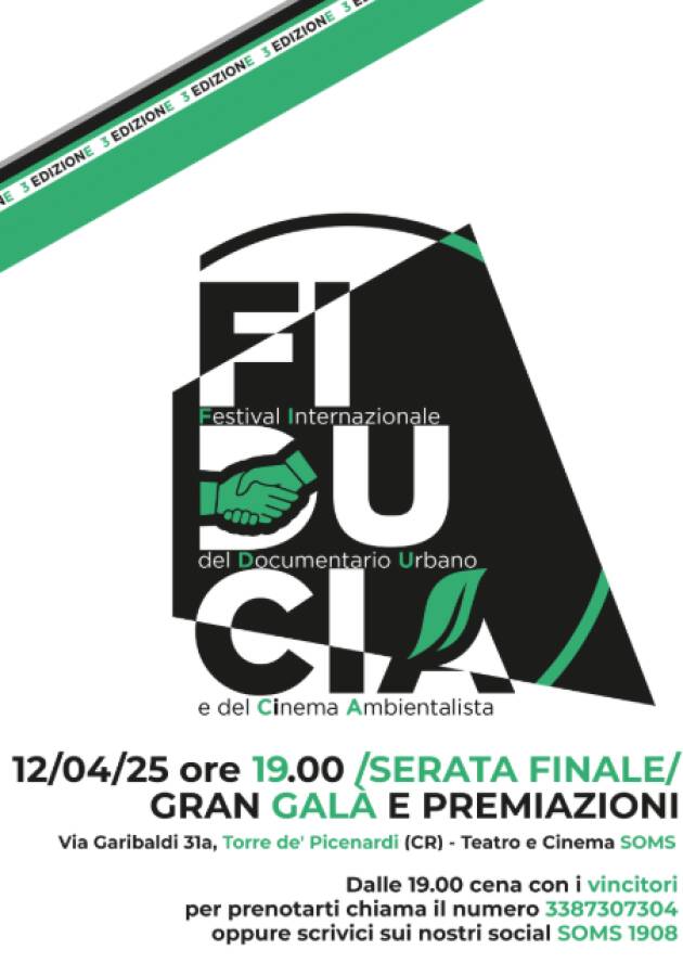 Soms Torre de Picenardi Gran Galà e Premiazioni – Terza Edizione F.I.D.U.CI.A.