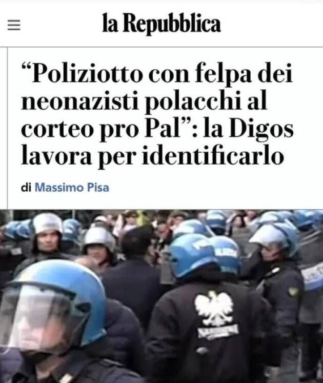 Milano Felpe neonaziste e identificativi mancanti:l’ordine pubblico si fa inquietante