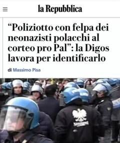 Milano Felpe neonaziste e identificativi mancanti:l’ordine pubblico si fa inquietante