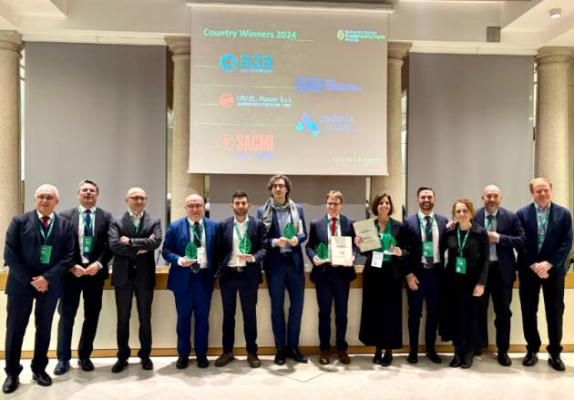 (CR) Padania Acque vince il premio Sustainability Impact di Schneider Electric