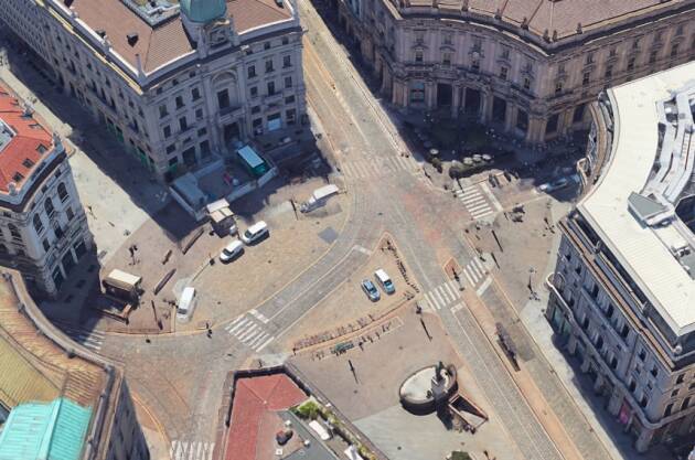 (MI) RIGENERAZIONE URBANA. PIAZZA CORDUSIO, AL VIA I LAVORI PER LA RIQUALIFICAZIONE 