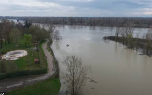 Cremona Situazione idrometrica del fiume Po
